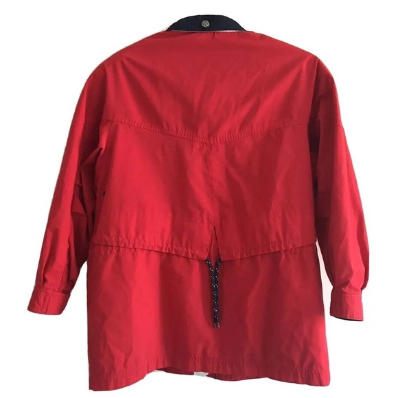 Pacific Trail | Mens Size S Red Parka Jacket Full Zip Hidden Hoodie Drawstring - Picture 2 of 12